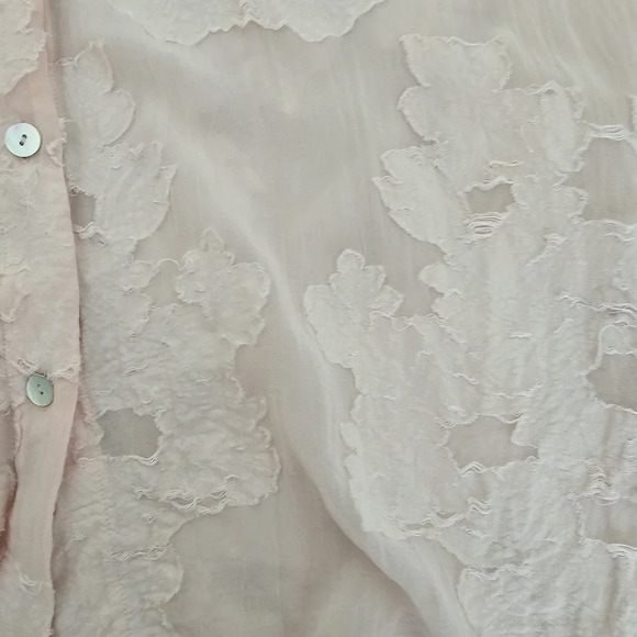 Aritzia Wilfred Atticus button-up shirt soft blush pink small - Picture 12 of 15